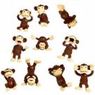 100 Tiny Monkeying Around Monkeys Figures