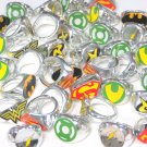 DC Superhero Novelty Power Rings 4 Dozen (48 Rings)