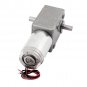 DC 24V 56RPM 40KG.CM 10mm Dual Shafts High Torque Reversible Worm Gear Motor