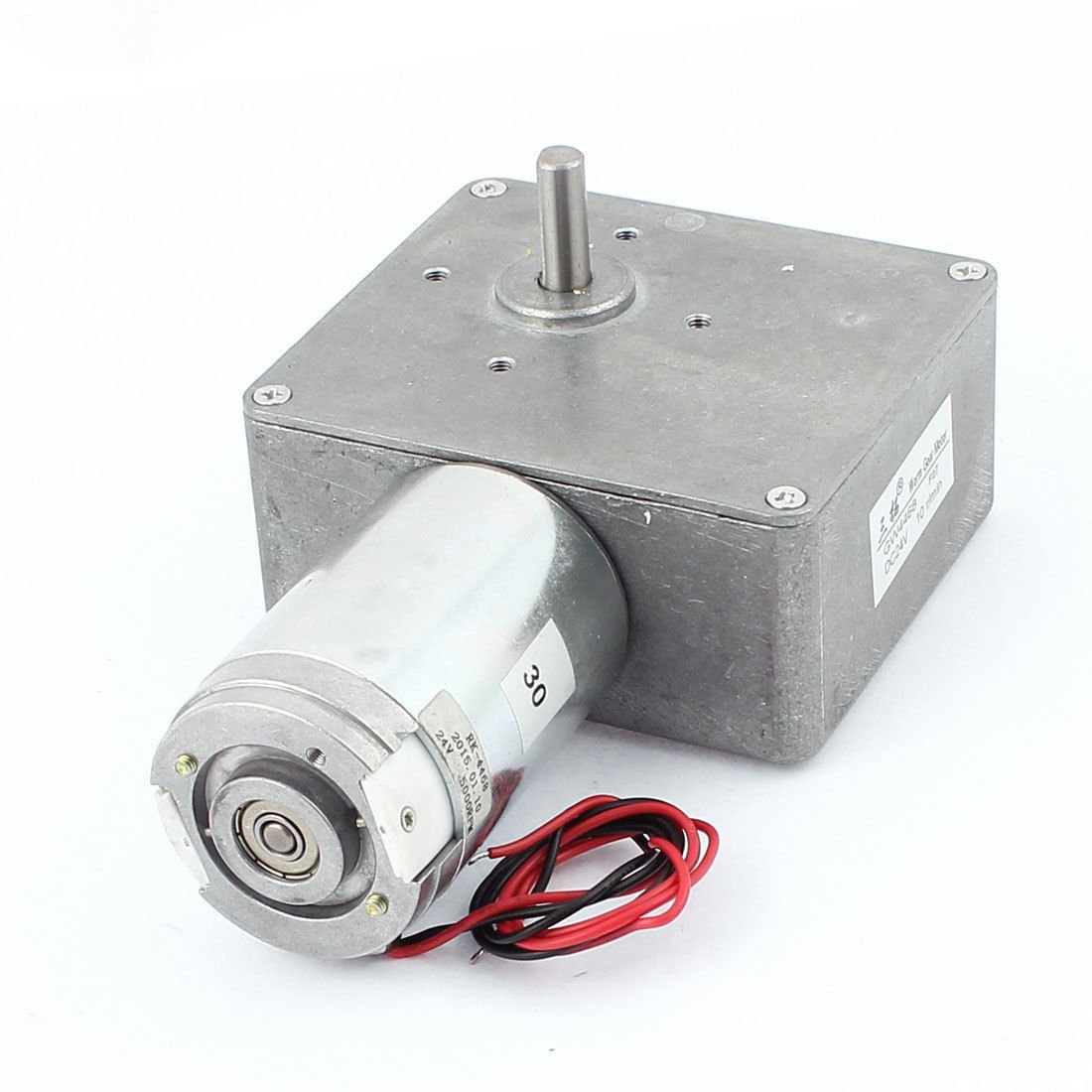 DC 12V 5RPM 60KG.CM 8mm Shaft High Torque Reversible Turbine Worm Gear Motor
