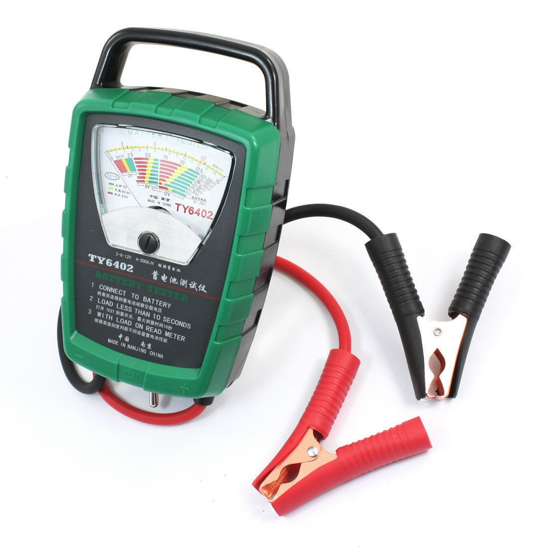 2V 6V 12V LeadAcid Battery Voltage Checker Tester Measurement TY6402