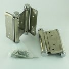 A pair 4" Double Action Spring Hinge Saloon Cafe Door Hinge Swing Western Door