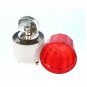 Industrial AC 110V Flash Siren Emergency Rotary Warning Light Red