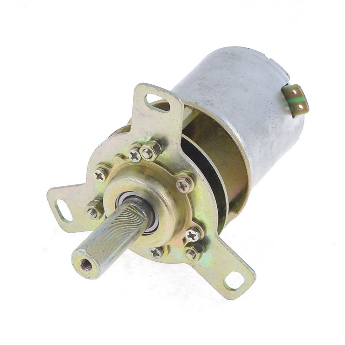 10mm Shaft Dia 12V Voltage 15RPM DC Gearbox Geared Motor 38ZY13(2KM)