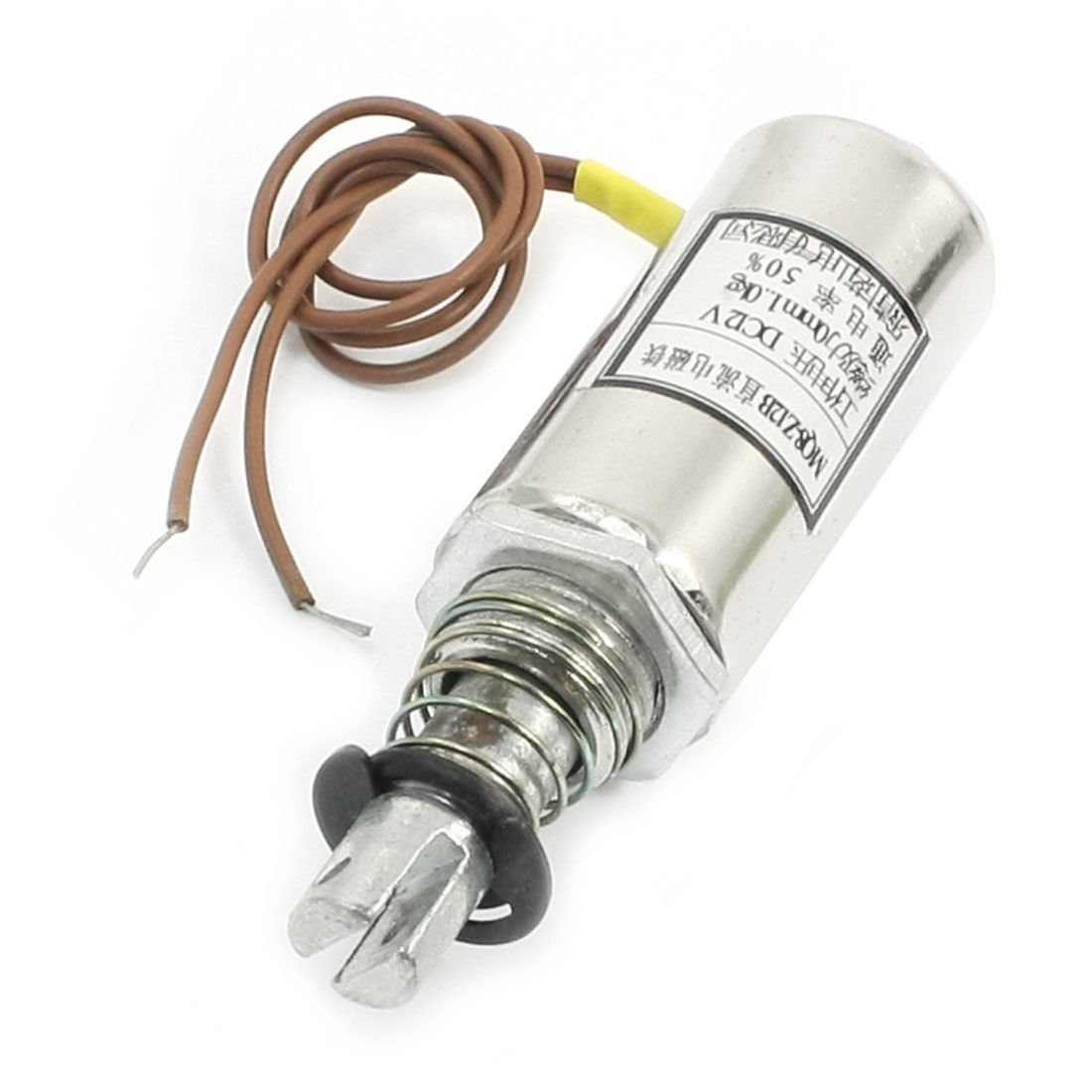 DC 12V 0mm 1Kg 2-Wired Push Pull Type Solenoid Electromagnet MQ8-Z12B