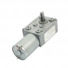 DC 12V Reduction Ratio 6500RPM/62RPM 2-Pin Worm Gear Motor