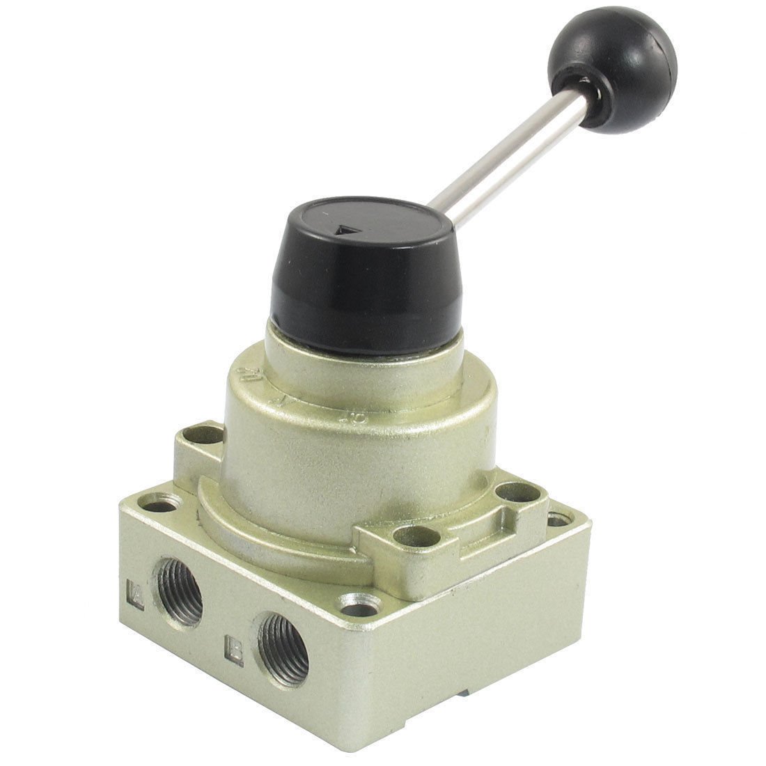 3 Position 4 Way G1/4" Pnematic Hand Lever Valve HV-200D