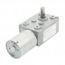 DC 12V 8300RPM/120RPM 4.5mm D Shaft Reduction Ratio Worm Geared Box Motor