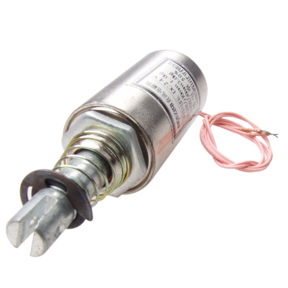 DC 24V 10mm Stroke Push Type Tubular Solenoid Electromagnet MQ8-Z15B