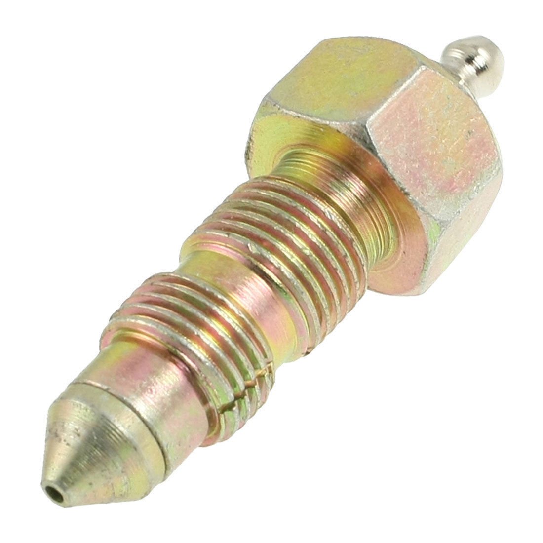 Replacement 2mm Output Metal Grease Valve Brass Tone for Kobelco