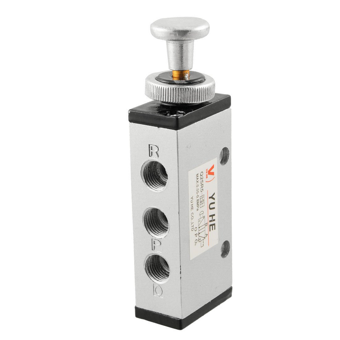 2 Position 5 Way 1/4 PT Air Inlet Direction Control Hand Draw Valve Q25R5