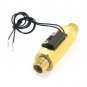 DC 110V G1/4" Male Thread Vertical Reed Water Flow Switch Flowmeter 1-30L/min