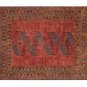 New PB ARLO Red Persian Hand Tufted 9X12 Persian Design Wool Carpet Area Ru9