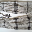 Vegan hand-woven hemp shawl