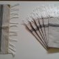 Vegan handwoven table runner + placemats (multipack of 6 units)