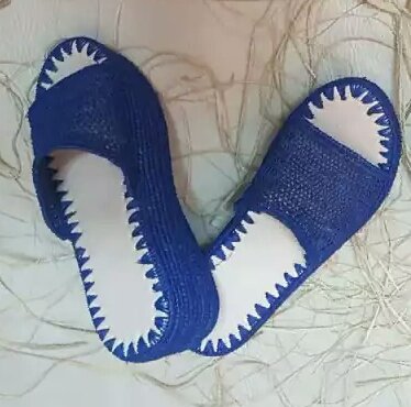 Moroccan hand braided wedges mules made of raffia