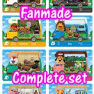 Animal Crossing Welcome Amiibo Cards Fanmade Lot of 50 Complete set