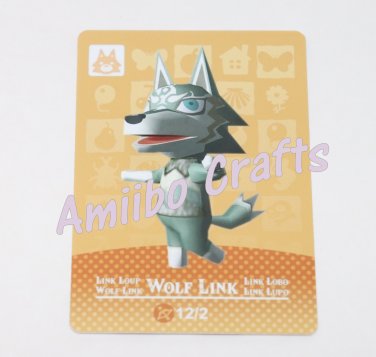 Animal Crossing Special Amiibo card Wolf Link