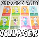 Animal Crossing Fanmade Amiibo cards Choose any from Series 1,2,3,4,5  Raymond Marshal Stitches