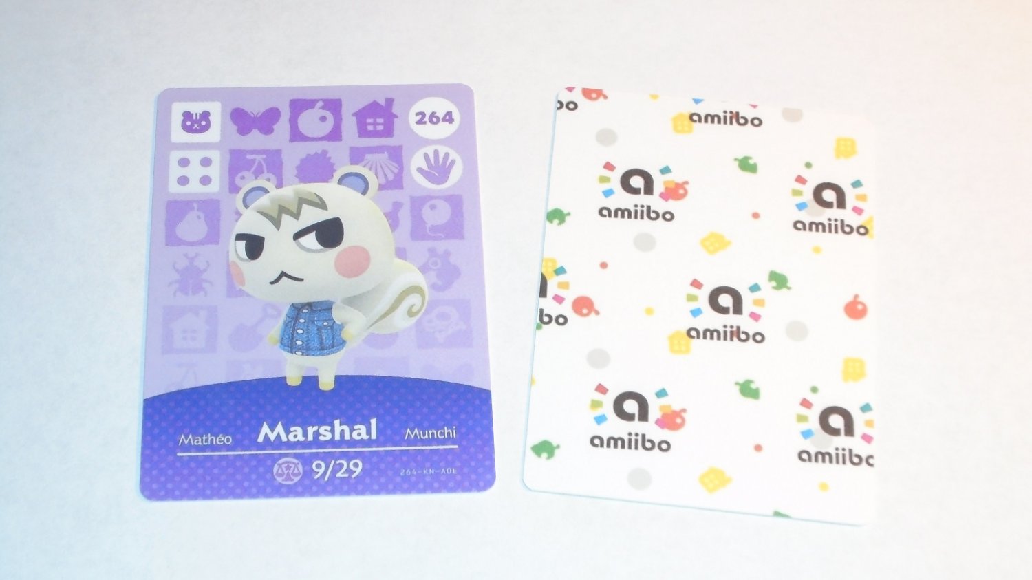 Animal Crossing Fanmade Amiibo card Marshal