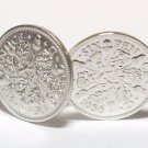Sixpence for luck 1937 80th Birthday Cufflinks WOW Great gift Boxed cufflink Set