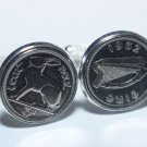 1946 Birthday Irish Threepence coin cufflinks - Great gift idea 1946 3d