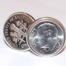 6th Candy Wedding Anniversary 2011 American dime coin cufflinks