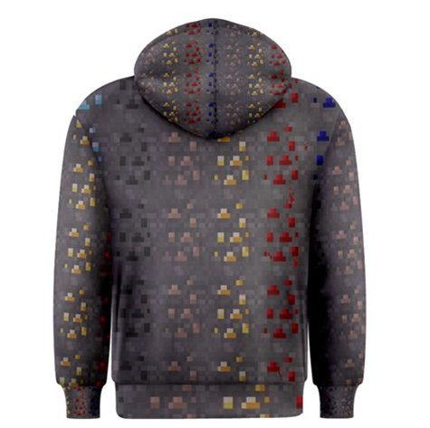 Pixels Ores Men&acirc;��s Zipper Hoodie