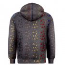 Pixels Ores Men’s Zipper Hoodie