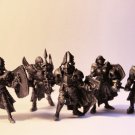 Knight, Paladin, Metal,  Warhammer, Lord of the Rings,Tin,  54mm,  a set of 5 things