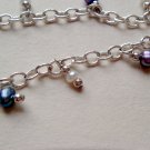 Peacock Colored Pearl Bracelet #059B