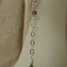 Green Swarovski Crystals Dangle Earrings #450E
