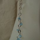 Light Blue Swarovski Crystals Earrings #588E