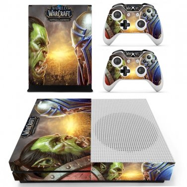 World of Warcraft decal skin sticker for Xbox One S console and