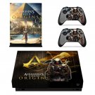 Assassin's Creed Origins decal skin sticker for Xbox One X console and controllers