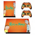 Rick and Morty decal skin sticker for Xbox One X console and controllers