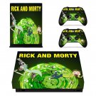 Rick and Morty decal skin sticker for Xbox One X console and controllers