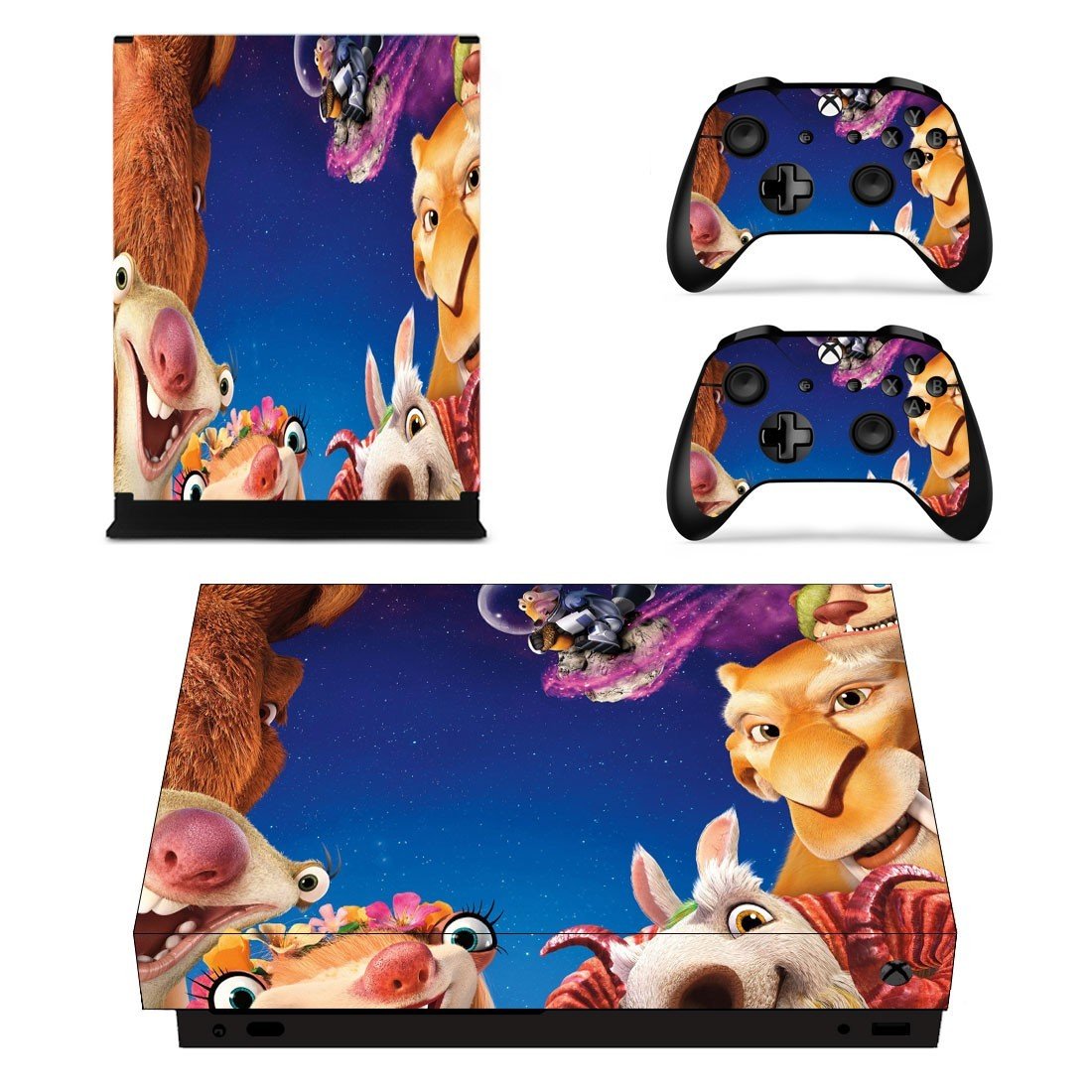 Ice Age decal skin sticker for Xbox One X console and controllers