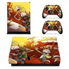 Rick and Morty decal skin sticker for Xbox One X console and controllers