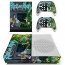 Rick and Morty decal skin sticker for Xbox One S console and controllers