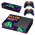 Rick and Morty decal skin sticker for Xbox One console and controllers