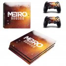 Metro Exodus decal skin sticker for PS4 Pro console and controllers