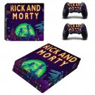 Rick and Morty decal skin sticker for PS4 Pro console and controllers
