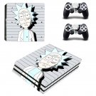 Rick and Morty decal skin sticker for PS4 Pro console and controllers
