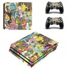Rick and Morty decal skin sticker for PS4 Pro console and controllers