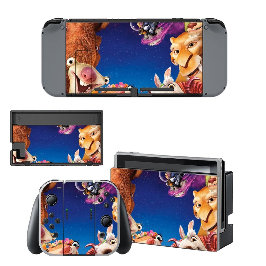 Ice Age decal skin sticker for Nintendo Switch console and controllers