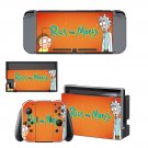 Rick and Morty decal skin sticker for Nintendo Switch console and controllers