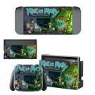 Rick and Morty decal skin sticker for Nintendo Switch console and controllers