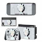 Rick and Morty decal skin sticker for Nintendo Switch console and controllers