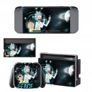 Rick and Morty decal skin sticker for Nintendo Switch console and controllers